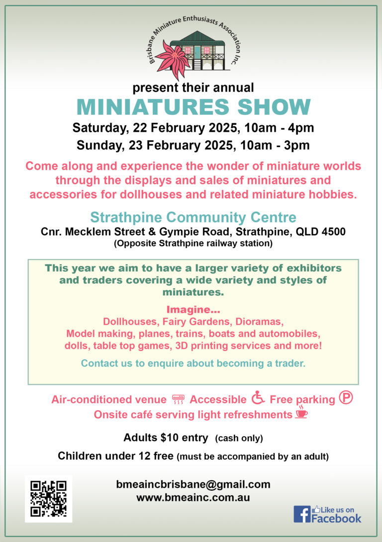 Saturday, 22 February 2025, 10am - 4pm Sunday, 23 February 2025, 10am - 3pm
