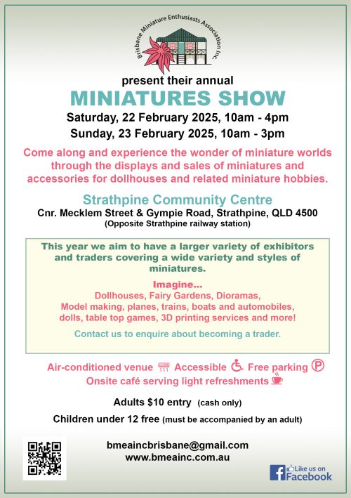 Saturday, 22 February 2025, 10am - 4pm Sunday, 23 February 2025, 10am - 3pm
